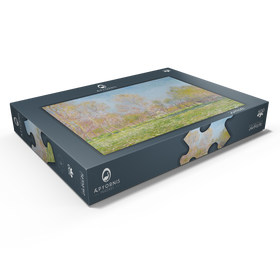 Alternative Darstellung des Puzzle-Motivs Claude Monet's Spring in Giverny (1890) – Puzzleteile: 500