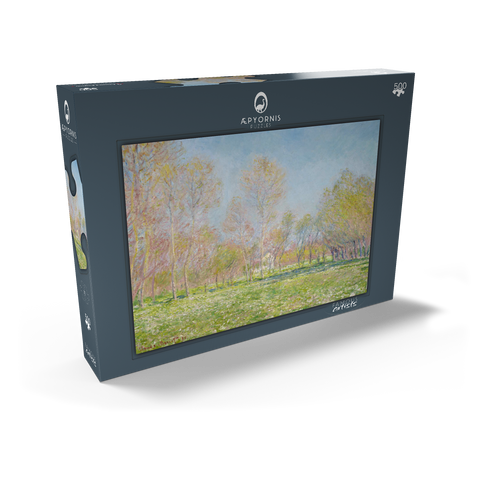 Claude Monet's Spring in Giverny (1890) 500 Puzzle Schachtel Ansicht2