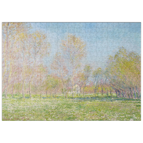 puzzleplate Claude Monet's Spring in Giverny (1890) 500 Puzzle
