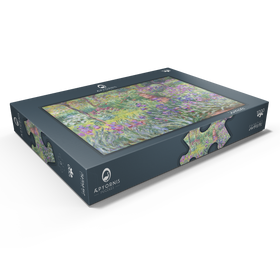 Alternative Darstellung des Puzzle-Motivs The Artist's Garden in Giverny (1900) by Claude Monet – Puzzleteile: 1000