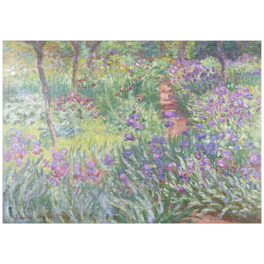 puzzleplate The Artist’s Garden in Giverny (1900) by Claude Monet 1000 Puzzle