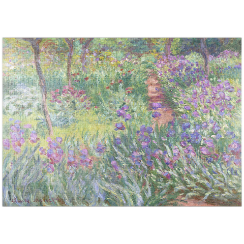 puzzleplate The Artist’s Garden in Giverny (1900) by Claude Monet 1000 Puzzle