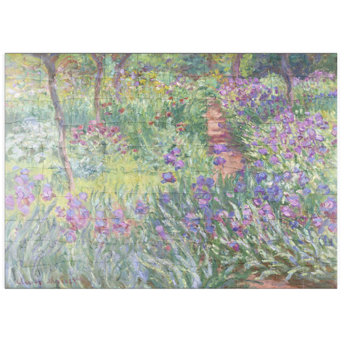 puzzleplate The Artist’s Garden in Giverny (1900) by Claude Monet 100 Puzzle