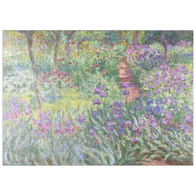 Darstellung des Puzzle-Motivs The Artist's Garden in Giverny (1900) by Claude Monet – Puzzleteile: 200