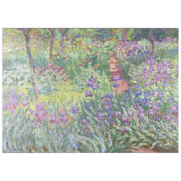 puzzleplate The Artist’s Garden in Giverny (1900) by Claude Monet 500 Puzzle
