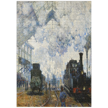 puzzleplate Claude Monet's Arrival of the Normandy Train (1877) 1000 Puzzle