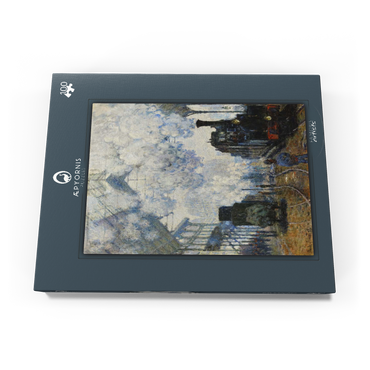 Claude Monet's Arrival of the Normandy Train (1877) 100 Puzzle Schachtel Ansicht3