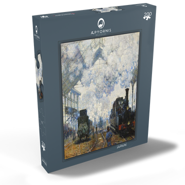 Claude Monet's Arrival of the Normandy Train (1877) 200 Puzzle Schachtel Ansicht2