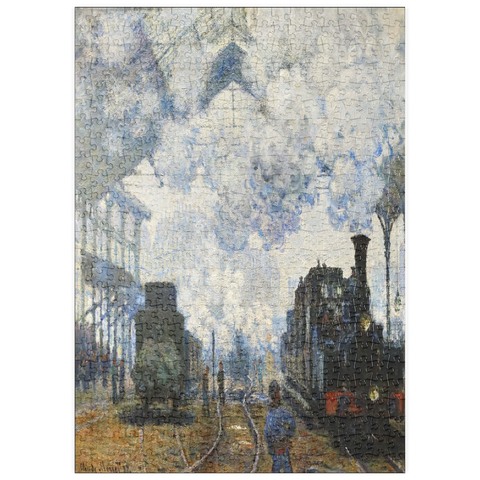 puzzleplate Claude Monet's Arrival of the Normandy Train (1877) 500 Puzzle