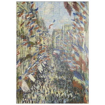 puzzleplate Claude Monet's The Rue Montorgueil in Paris (1878) 100 Puzzle