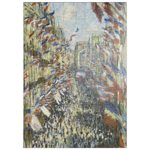 puzzleplate Claude Monet's The Rue Montorgueil in Paris (1878) 100 Puzzle