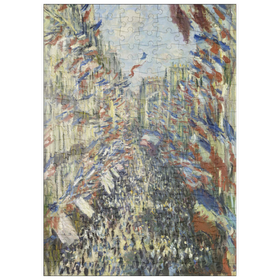 Darstellung des Puzzle-Motivs Claude Monet's The Rue Montorgueil in Paris (1878) – Puzzleteile: 200