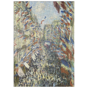 Darstellung des Puzzle-Motivs Claude Monet's The Rue Montorgueil in Paris (1878) – Puzzleteile: 500