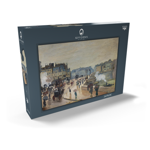 Claude Monet's The Pont Neuf (1871) 1000 Puzzle Schachtel Ansicht2