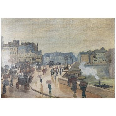 puzzleplate Claude Monet's The Pont Neuf (1871) 1000 Puzzle