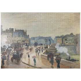 Darstellung des Puzzle Motivs Claude Monet's The Pont Neuf (1871) - Puzzleteile: 1000