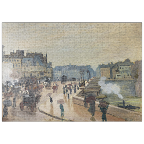 Darstellung des Puzzle-Motivs Claude Monet's The Pont Neuf (1871) – Puzzleteile: 500