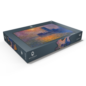 Alternative Darstellung des Puzzle-Motivs Claude Monet's The Houses of Parliament, Sunset (1904) – Puzzleteile: 1000
