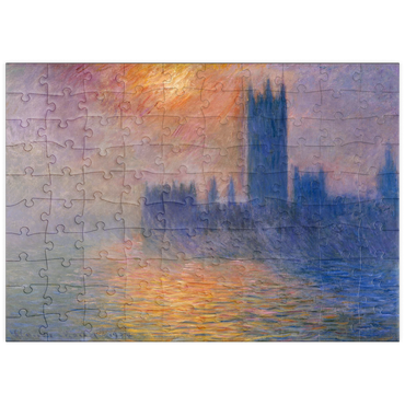 puzzleplate Claude Monet's The Houses of Parliament, Sunset (1904) 100 Puzzle
