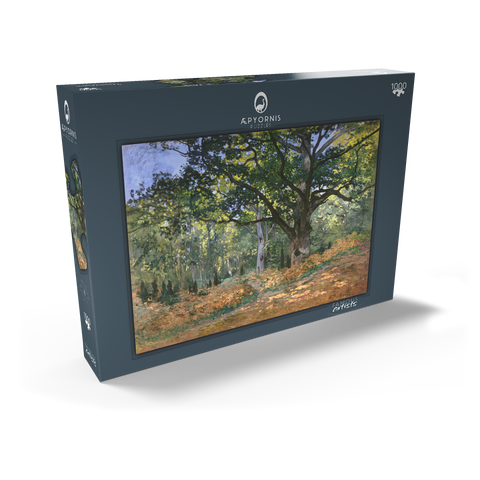 The Bodmer Oak, Fontainebleau Forest (1865) by Claude Monet 1000 Puzzle Schachtel Ansicht2