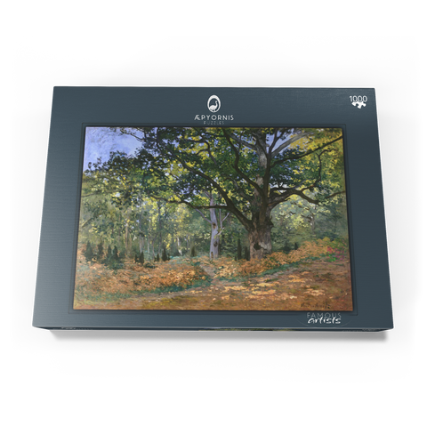 The Bodmer Oak, Fontainebleau Forest (1865) by Claude Monet 1000 Puzzle Schachtel Ansicht3