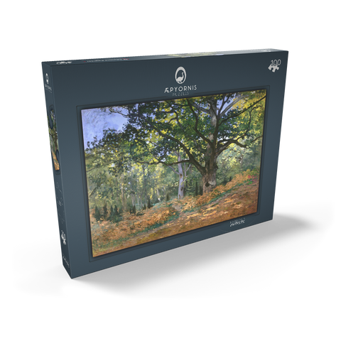The Bodmer Oak, Fontainebleau Forest (1865) by Claude Monet 100 Puzzle Schachtel Ansicht2