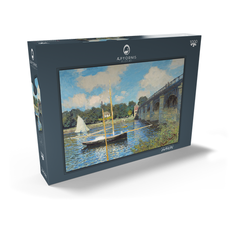 The Bridge at Argenteuil (1874) by Claude Monet 1000 Puzzle Schachtel Ansicht2