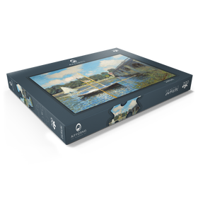 Alternative Darstellung des Puzzle-Motivs The Bridge at Argenteuil (1874) by Claude Monet – Puzzleteile: 200