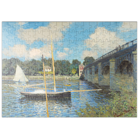 Darstellung des Puzzle-Motivs The Bridge at Argenteuil (1874) by Claude Monet – Puzzleteile: 200