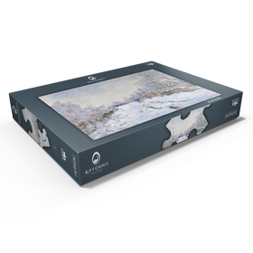Darstellung des Puzzle Motivs Claude Monet's Snow at Argenteuil (1874-1875) - Puzzleteile: 1000