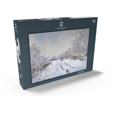 Claude Monet's Snow at Argenteuil (1874–1875) 1000 Puzzle Schachtel Ansicht2