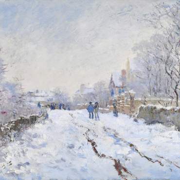 Claude Monet's Snow at Argenteuil (1874–1875) 1000 Puzzle 3D Modell