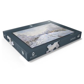 Alternative Darstellung des Puzzle-Motivs Claude Monet's Snow at Argenteuil (1874-1875) – Puzzleteile: 200