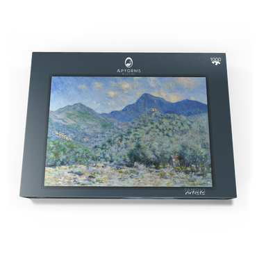 Claude Monet's Valle Buona, Near Bordighera (1884) 1000 Puzzle Schachtel Ansicht3