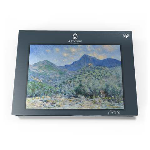 Claude Monet's Valle Buona, Near Bordighera (1884) 1000 Puzzle Schachtel Ansicht3