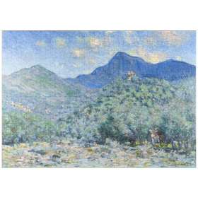 Darstellung des Puzzle-Motivs Claude Monet's Valle Buona, Near Bordighera (1884) – Puzzleteile: 1000
