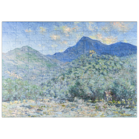 puzzleplate Claude Monet's Valle Buona, Near Bordighera (1884) 100 Puzzle