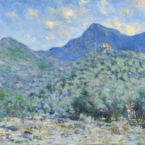 Claude Monet's Valle Buona, Near Bordighera (1884) 100 Puzzle 3D Modell