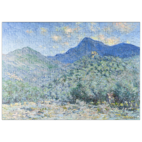 Darstellung des Puzzle-Motivs Claude Monet's Valle Buona, Near Bordighera (1884) – Puzzleteile: 200