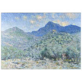 Darstellung des Puzzle-Motivs Claude Monet's Valle Buona, Near Bordighera (1884) – Puzzleteile: 500