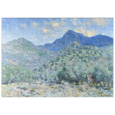 puzzleplate Claude Monet's Valle Buona, Near Bordighera (1884) 500 Puzzle