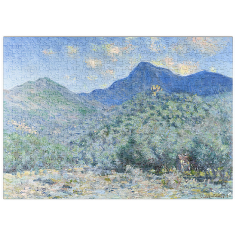 puzzleplate Claude Monet's Valle Buona, Near Bordighera (1884) 500 Puzzle