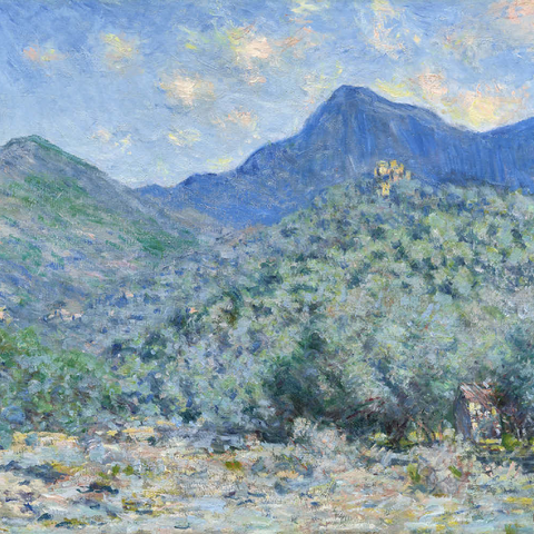 Claude Monet's Valle Buona, Near Bordighera (1884) 500 Puzzle 3D Modell