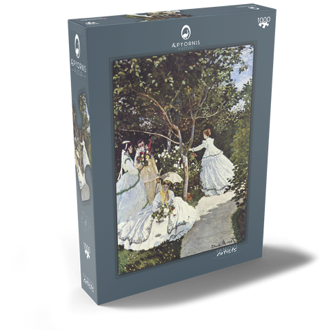Claude Monet's Women in the Garden (1866) 1000 Puzzle Schachtel Ansicht2