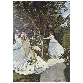 Darstellung des Puzzle-Motivs Claude Monet's Women in the Garden (1866) – Puzzleteile: 1000