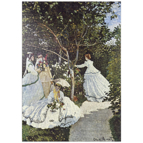 puzzleplate Claude Monet's Women in the Garden (1866) 1000 Puzzle