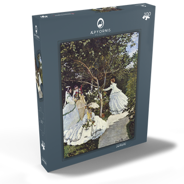 Claude Monet's Women in the Garden (1866) 100 Puzzle Schachtel Ansicht2