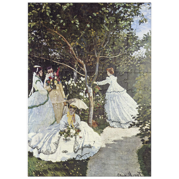 puzzleplate Claude Monet's Women in the Garden (1866) 100 Puzzle