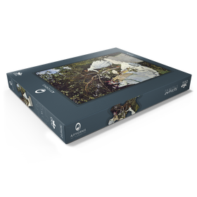 Alternative Darstellung des Puzzle-Motivs Claude Monet's Women in the Garden (1866) – Puzzleteile: 200