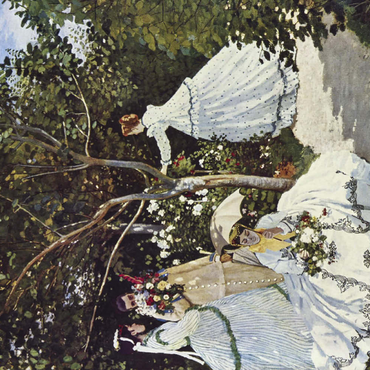Claude Monet's Women in the Garden (1866) 200 Puzzle 3D Modell